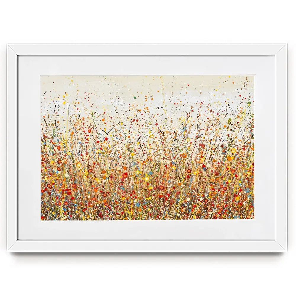 Cheerful Autumn Framed Art Print Cheerful Autumn Framed Art Print wall art product Olga Tkachyk