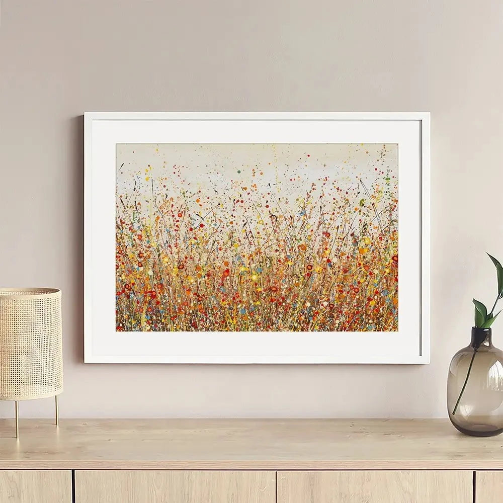 Cheerful Autumn Framed Art Print Cheerful Autumn Framed Art Print wall art product Olga Tkachyk