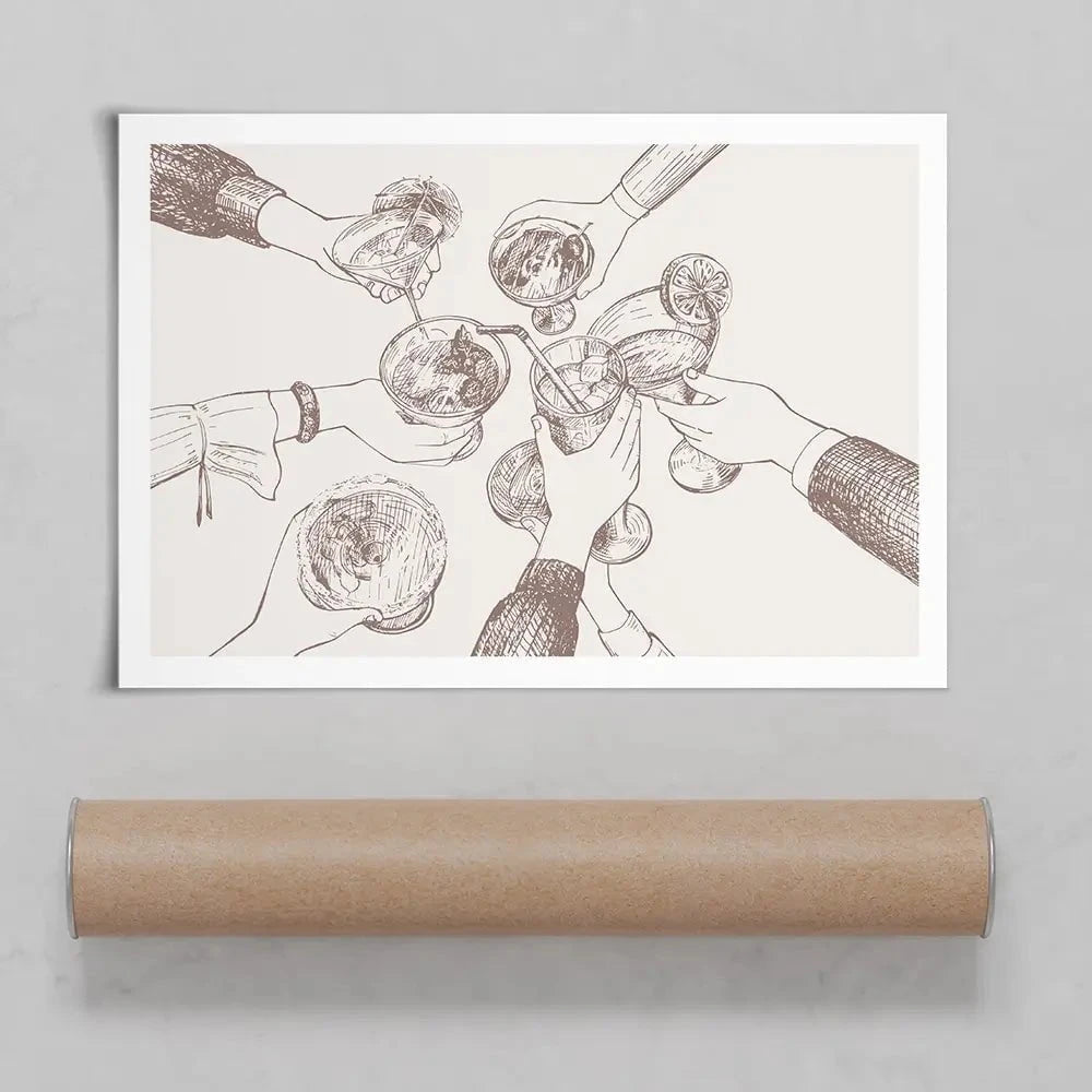 Cheers Art Print Cheers Art Print wall art product Art Print Shop