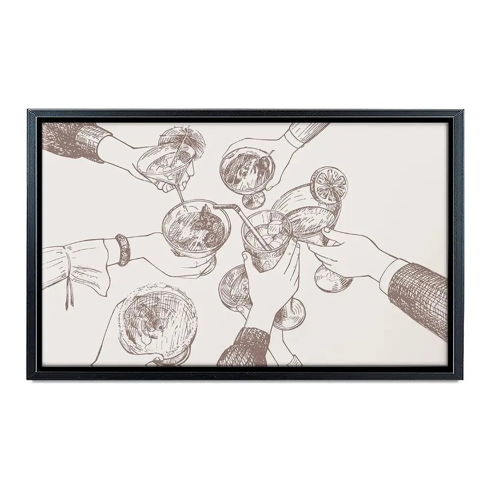 Cheers Canvas Print Cheers Canvas Print wall art product Art Print Shop