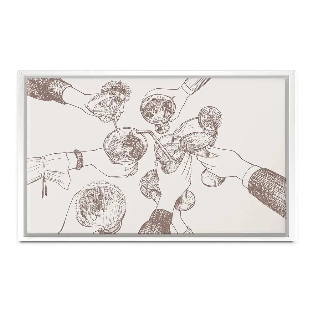 Cheers Canvas Print Cheers Canvas Print wall art product Art Print Shop