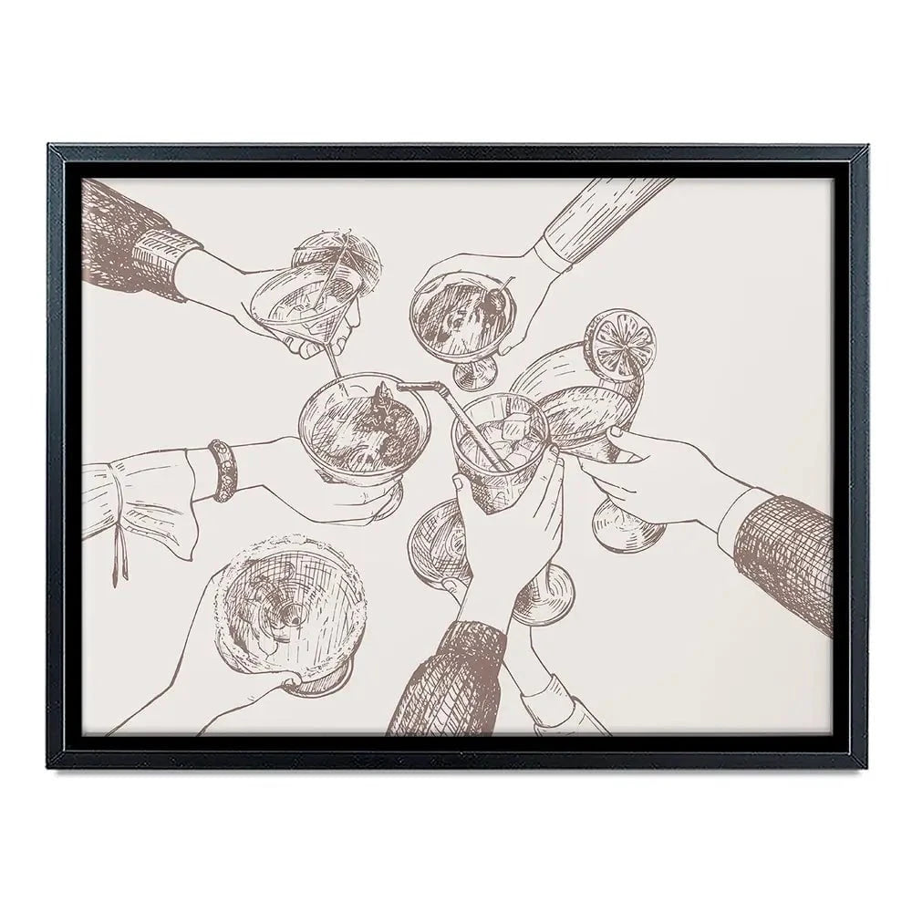 Cheers Canvas Print Cheers Canvas Print wall art product Art Print Shop