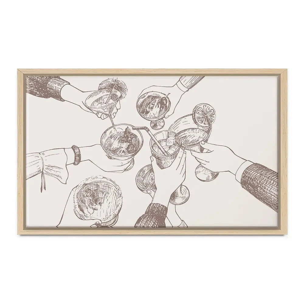 Cheers Canvas Print Cheers Canvas Print wall art product Art Print Shop