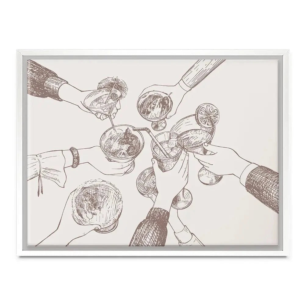 Cheers Canvas Print Cheers Canvas Print wall art product Art Print Shop