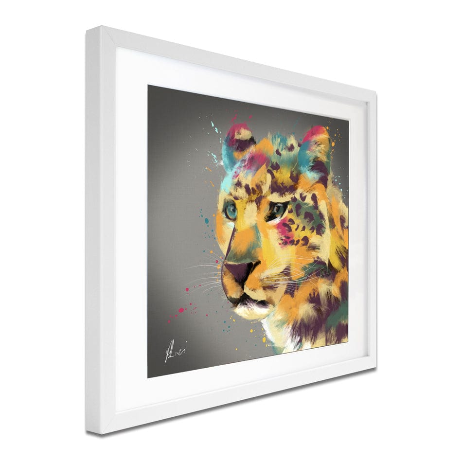 Cheetah Framed Art Print wall art product Aimee Linzi