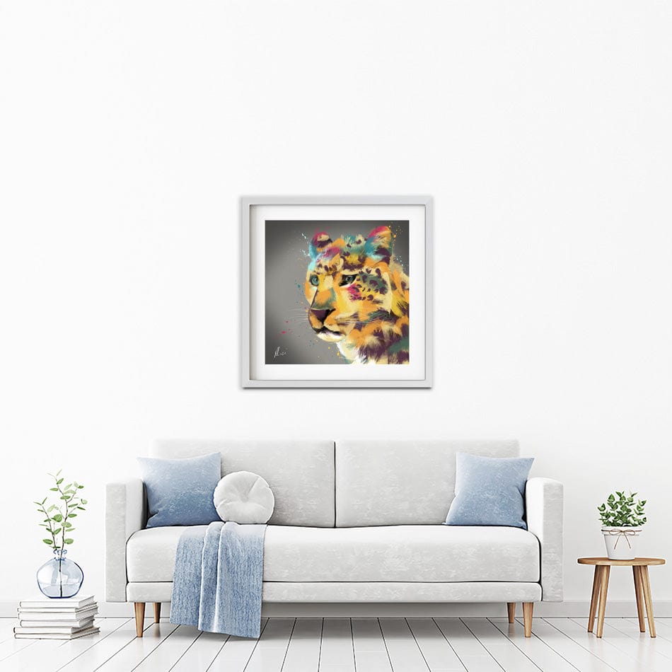 Cheetah Framed Art Print wall art product Aimee Linzi