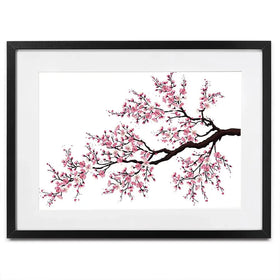 Cherry Blossom Branch Framed Art Print Cherry Blossom Branch Framed Art Print wall art product fresher / Shutterstock