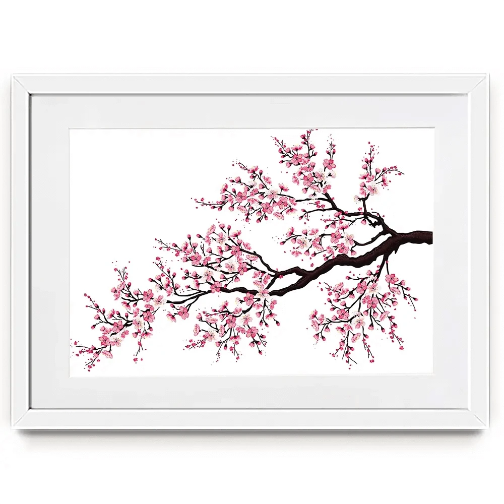 Cherry Blossom Branch Framed Art Print Cherry Blossom Branch Framed Art Print wall art product fresher / Shutterstock