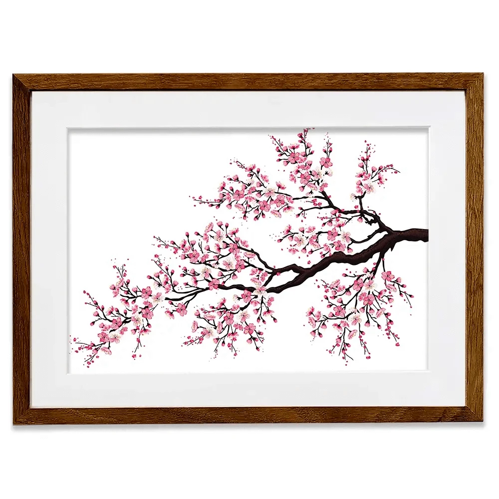 Cherry Blossom Branch Framed Art Print Cherry Blossom Branch Framed Art Print wall art product fresher / Shutterstock