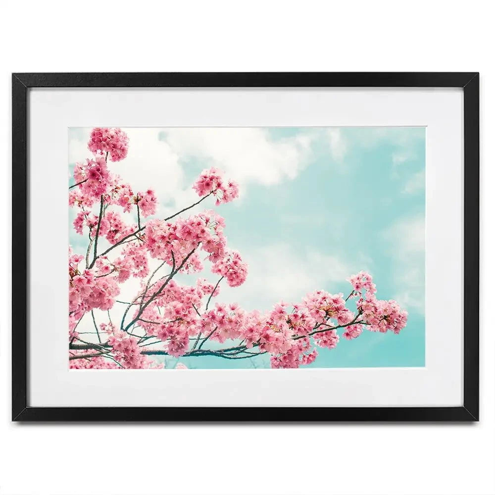 Cherry Blossom Framed Art Print Cherry Blossom Framed Art Print wall art product Makistock / Shutterstock