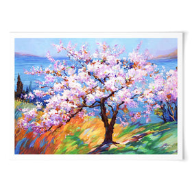 Cherry Blossom Glory Art Print wall art product Leon Devenice