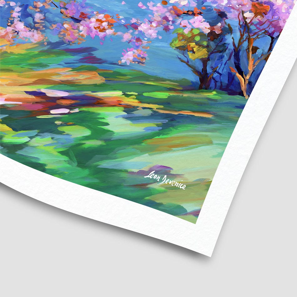 Cherry Blossom Glory Art Print wall art product / Shutterstock
