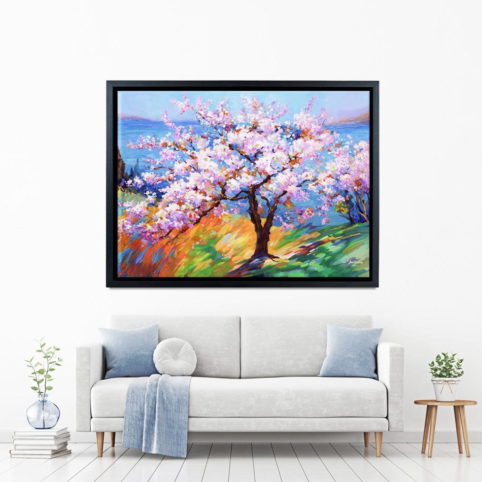Cherry Blossom Glory Canvas Print wall art product Leon Devenice