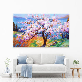 Cherry Blossom Glory Canvas Print wall art product Leon Devenice