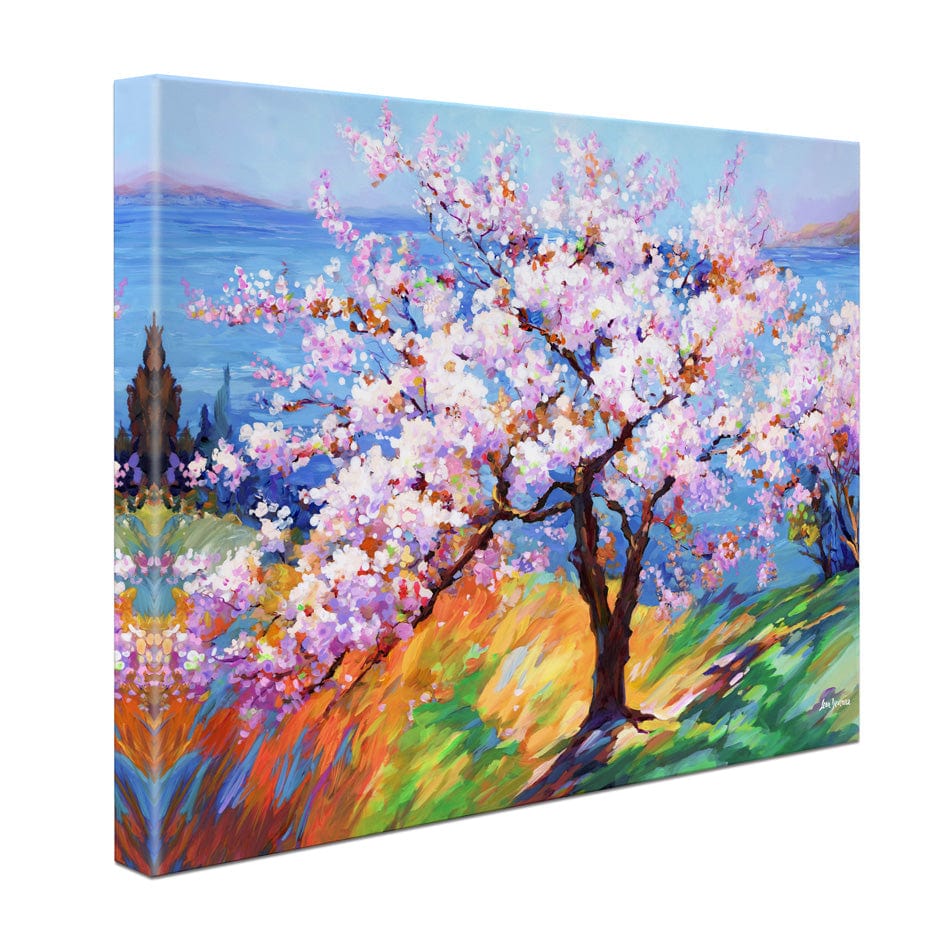Cherry Blossom Glory Canvas Print wall art product Leon Devenice