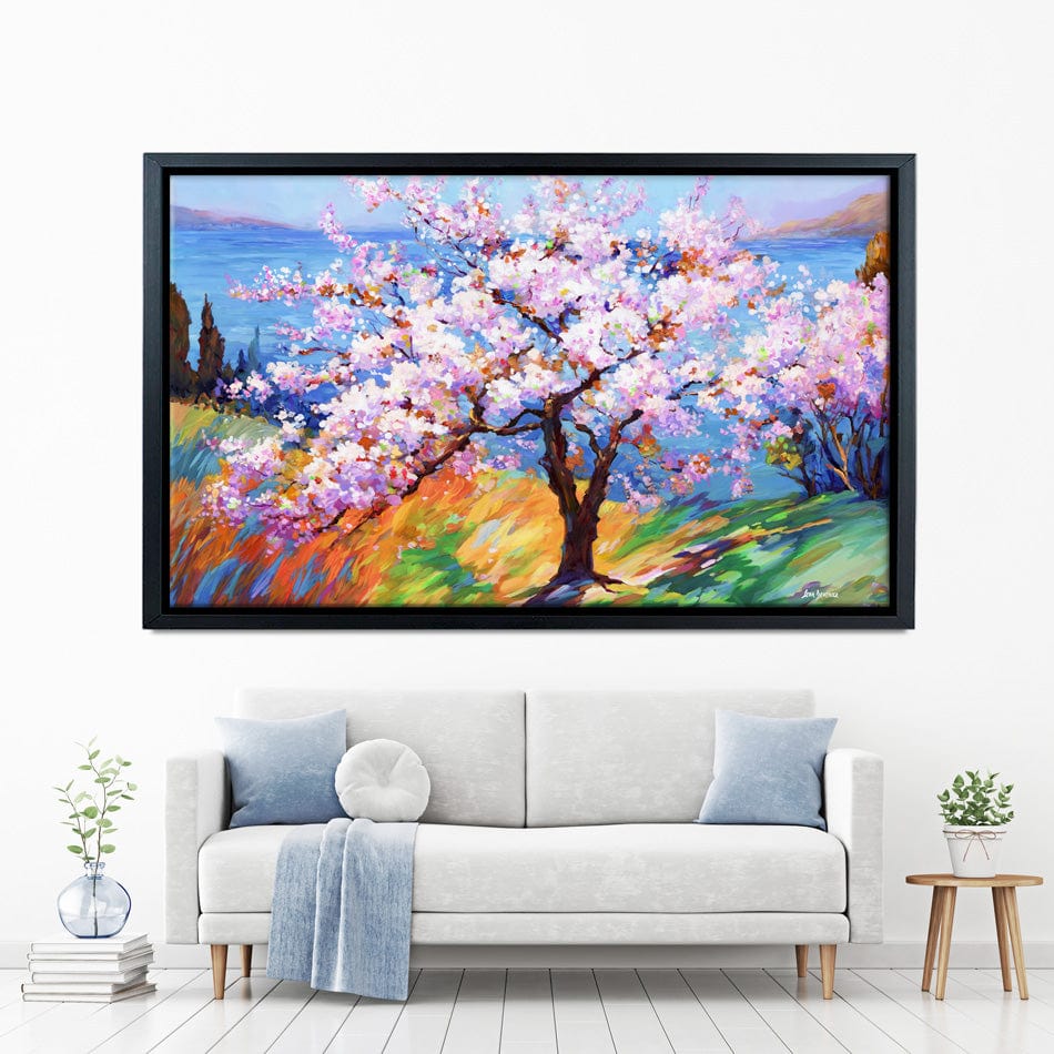 Cherry Blossom Glory Canvas Print wall art product Leon Devenice