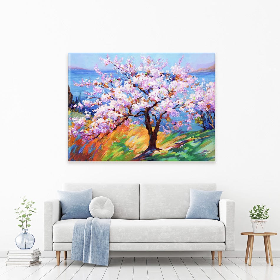 Cherry Blossom Glory Canvas Print wall art product Leon Devenice