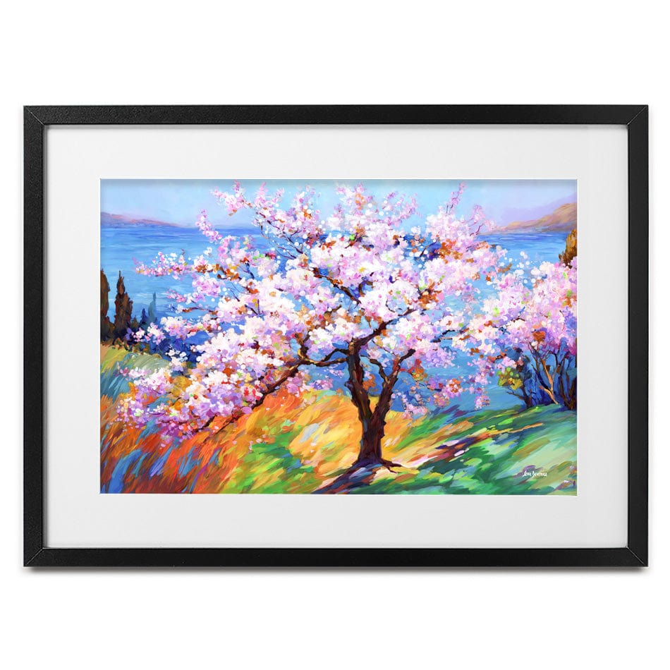 Cherry Blossom Glory Framed Art Print wall art product Leon Devenice