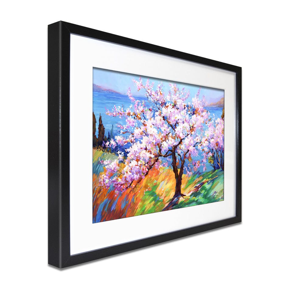 Cherry Blossom Glory Framed Art Print wall art product Leon Devenice