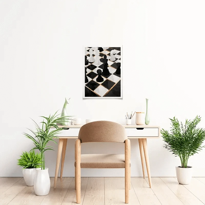 Chess Art Print Chess Art Print wall art product Sarah Manovski