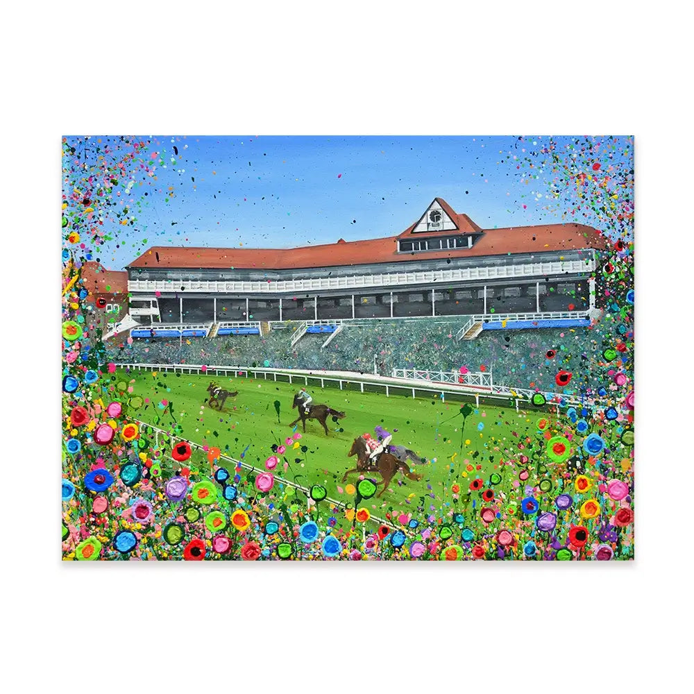 Chester Race Course Canvas Print Chester Race Course Canvas Print wall art product Jo Gough