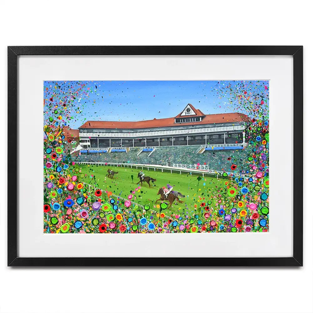 Chester Race Course Framed Art Print Chester Race Course Framed Art Print wall art product Jo Gough
