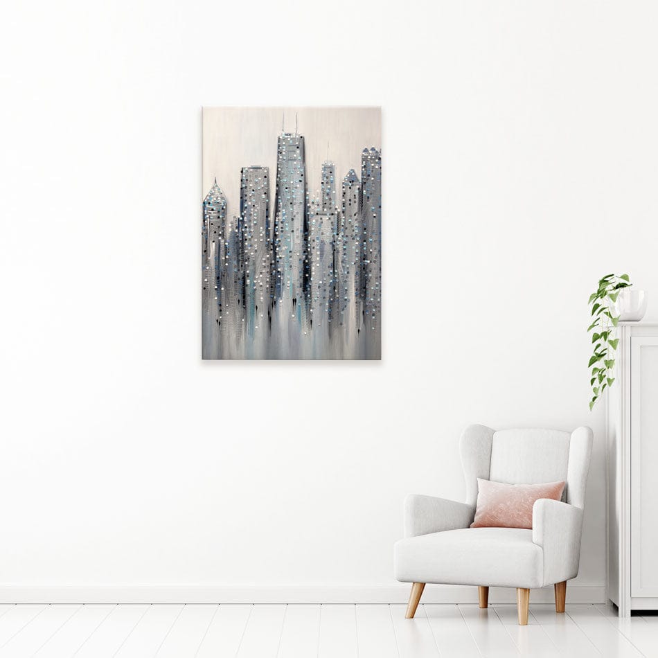 Chicago Canvas Print wall art product Ekaterina Ermilkina / Independent