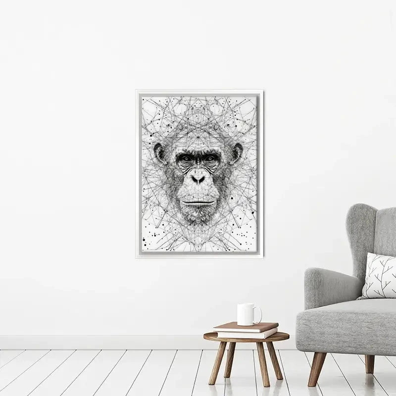 Chimpanzee Study Canvas Print Chimpanzee Study Canvas Print wall art product David Alexander Elder