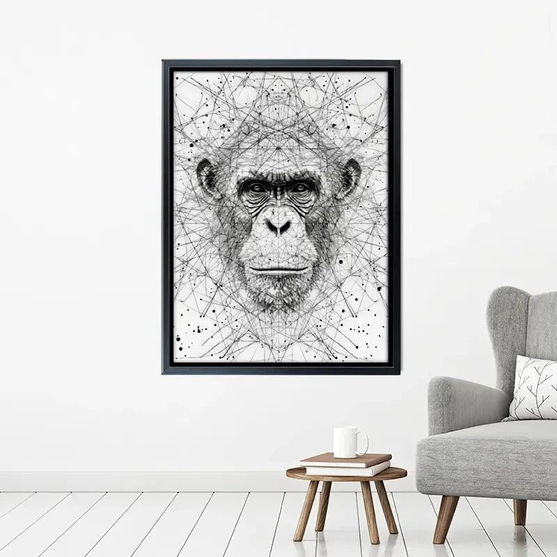 Chimpanzee Study Canvas Print Chimpanzee Study Canvas Print wall art product David Alexander Elder