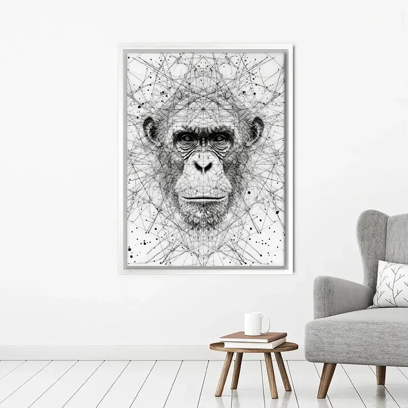 Chimpanzee Study Canvas Print Chimpanzee Study Canvas Print wall art product David Alexander Elder