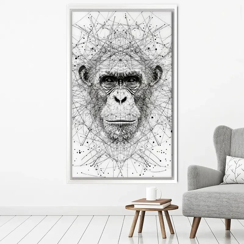 Chimpanzee Study Canvas Print Chimpanzee Study Canvas Print wall art product David Alexander Elder