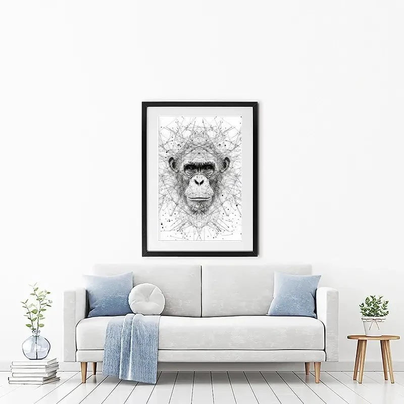 Chimpanzee Study Framed Art Print Chimpanzee Study Framed Art Print wall art product David Alexander Elder