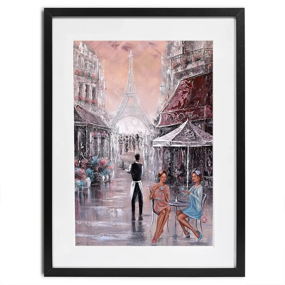 Chit Chat Paris Framed Art Print Chit Chat Paris Framed Art Print wall art product Isabella Karolewicz