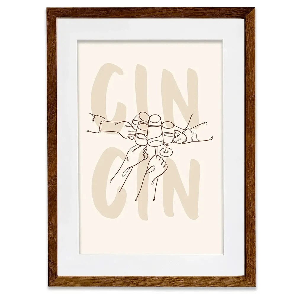 Cin Cin Framed Art Print Cin Cin Framed Art Print wall art product Art Print Shop