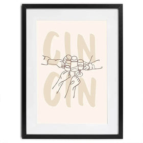 Cin Cin Framed Art Print Cin Cin Framed Art Print wall art product Art Print Shop