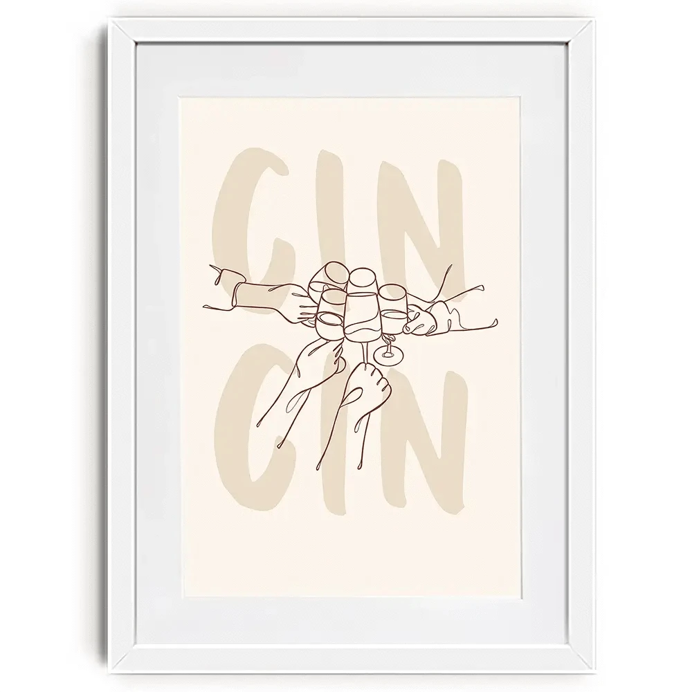 Cin Cin Framed Art Print Cin Cin Framed Art Print wall art product Art Print Shop