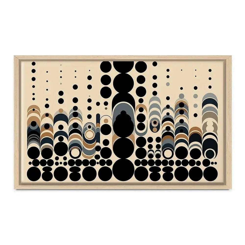 Circle Symphony Canvas Print Circle Symphony Canvas Print wall art product P & M Print Gallery