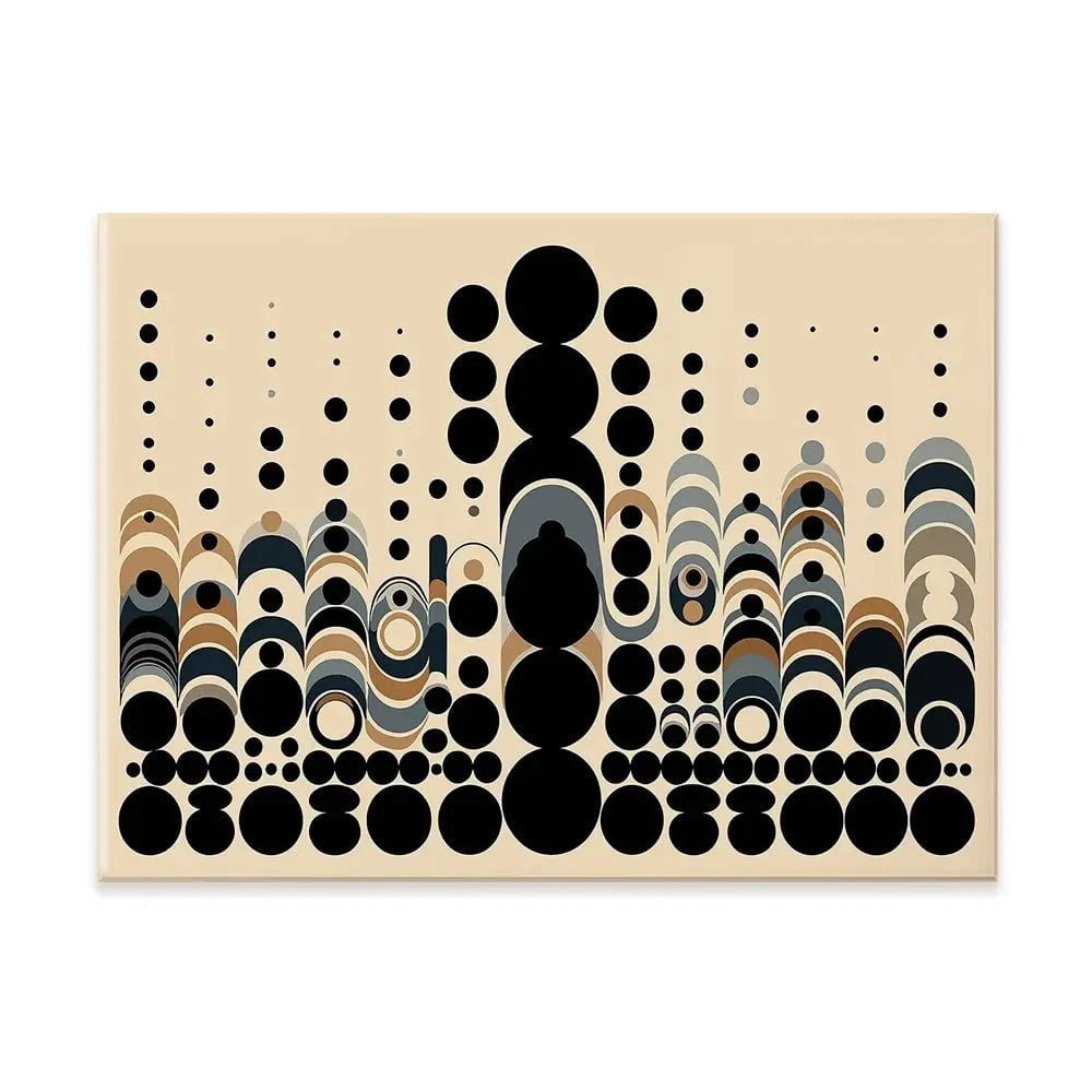 Circle Symphony Canvas Print Circle Symphony Canvas Print wall art product P & M Print Gallery
