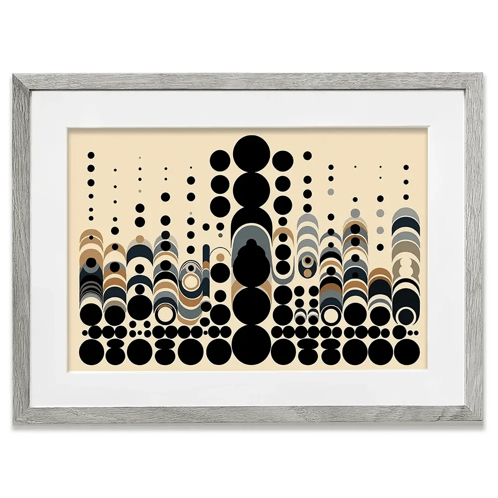 Circle Symphony Framed Art Print Circle Symphony Framed Art Print wall art product P & M Print Gallery