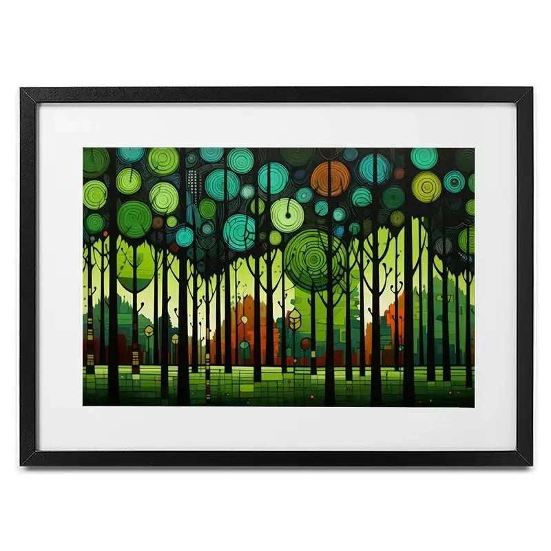 Circular Forest Framed Art Print Circular Forest Framed Art Print wall art product David Alexander Elder