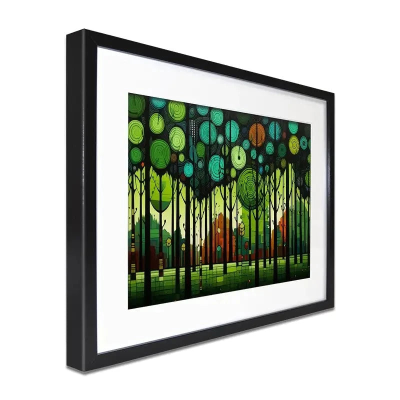 Circular Forest Framed Art Print Circular Forest Framed Art Print wall art product David Alexander Elder