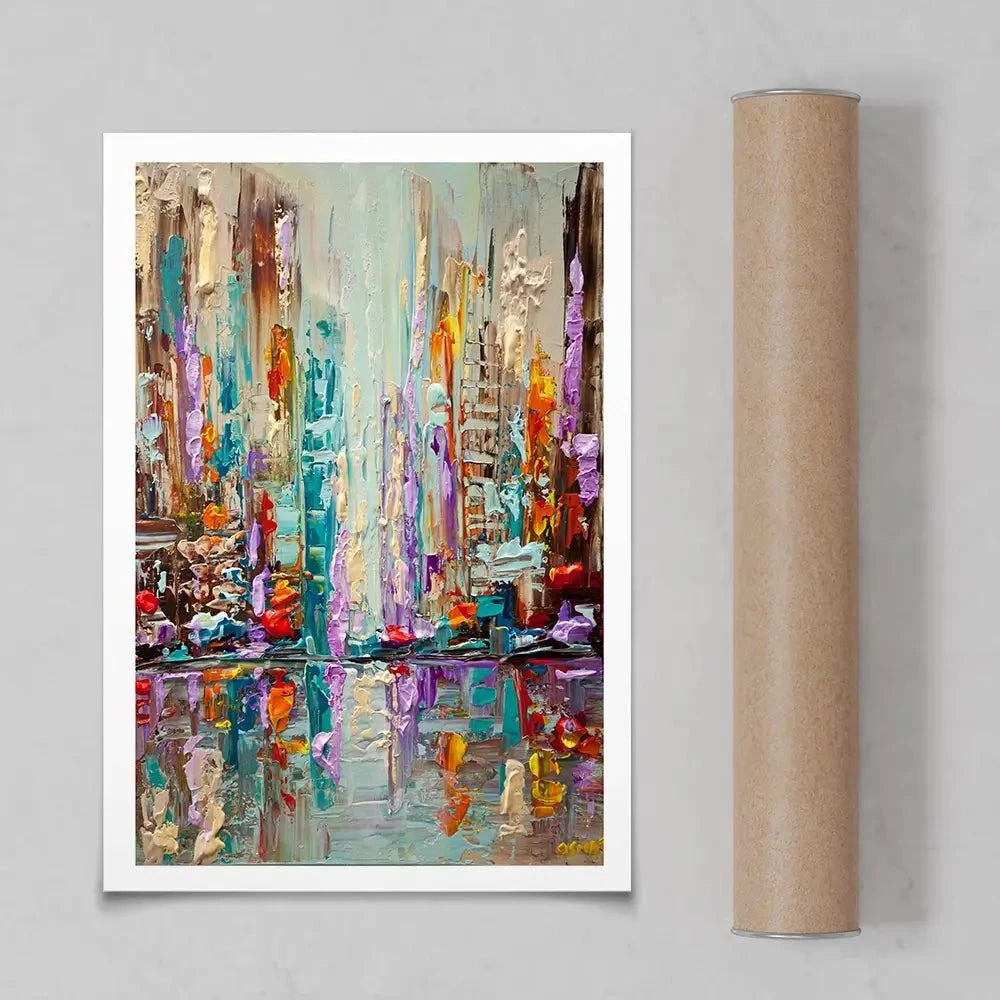 City Carnival Art Print City Carnival Art Print wall art product Osnat Tzadok