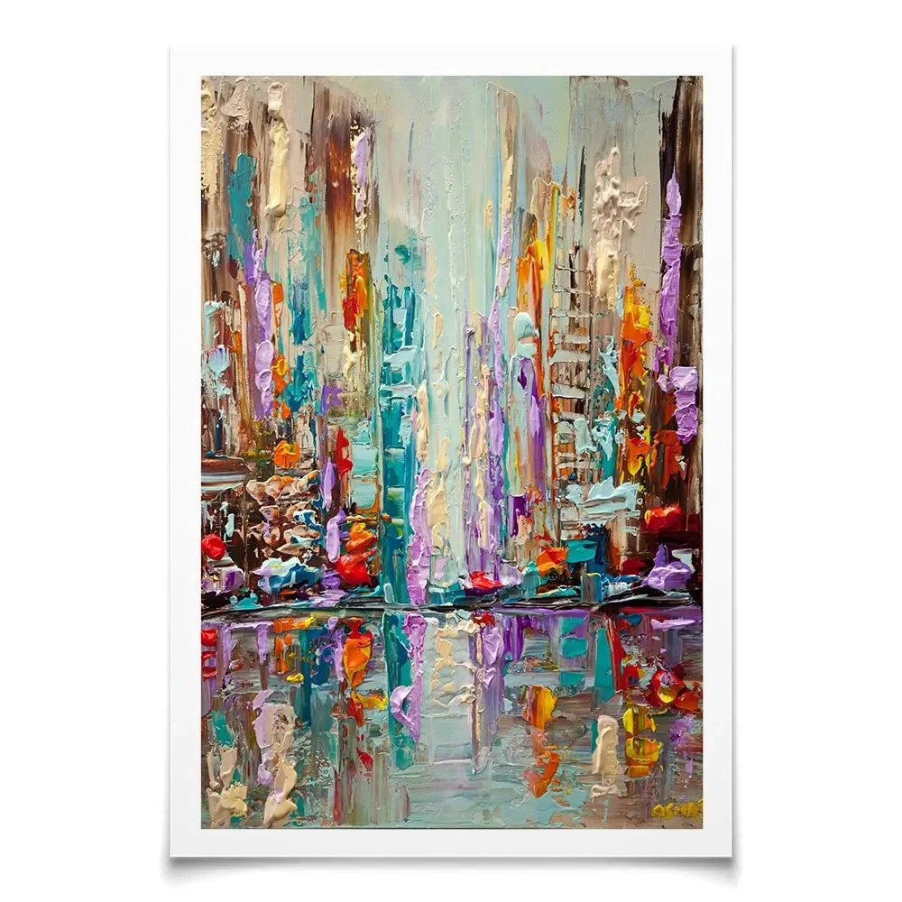 City Carnival Art Print City Carnival Art Print wall art product Osnat Tzadok