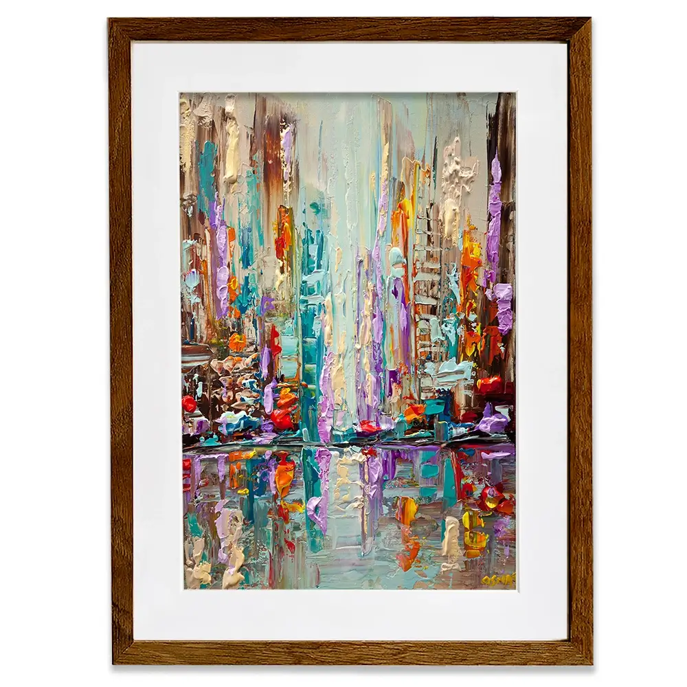 City Carnival Framed Art Print City Carnival Framed Art Print wall art product Osnat Tzadok