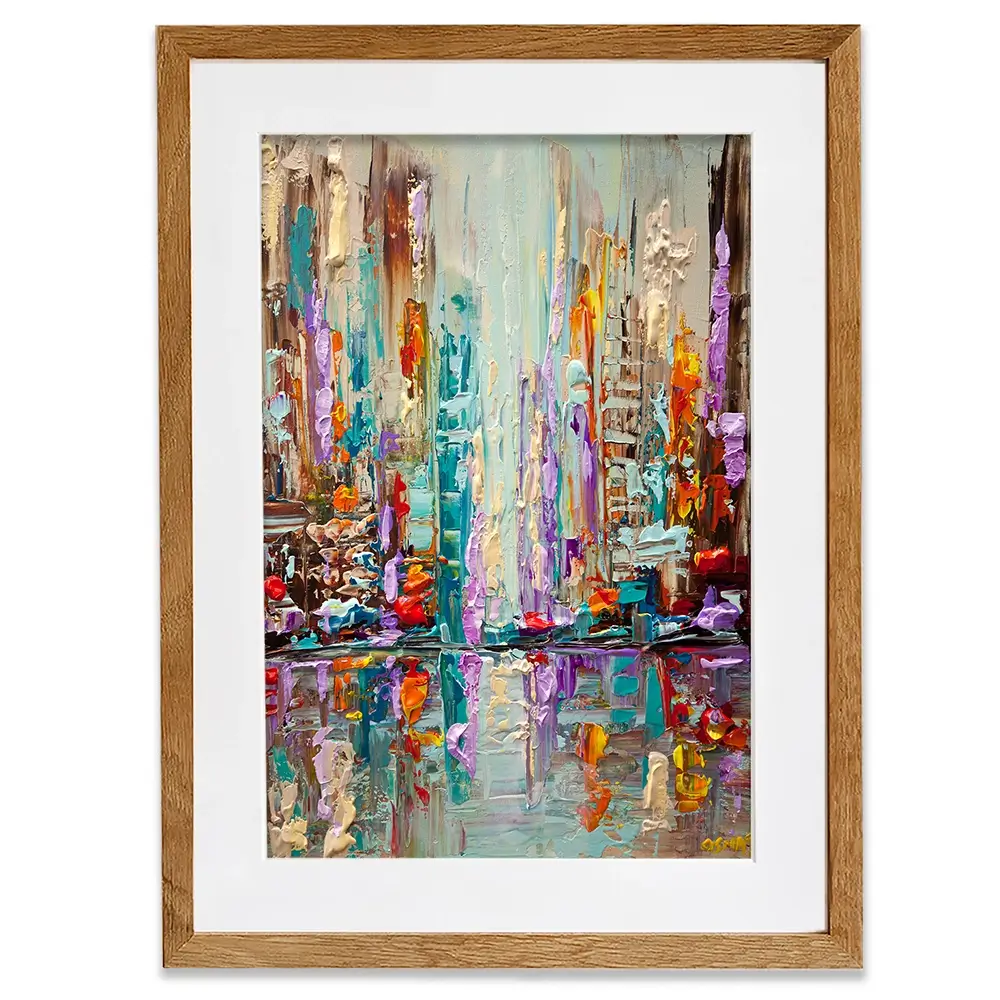 City Carnival Framed Art Print City Carnival Framed Art Print wall art product Osnat Tzadok