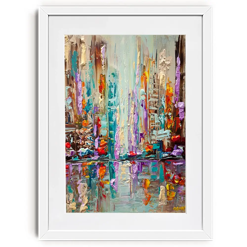 City Carnival Framed Art Print City Carnival Framed Art Print wall art product Osnat Tzadok