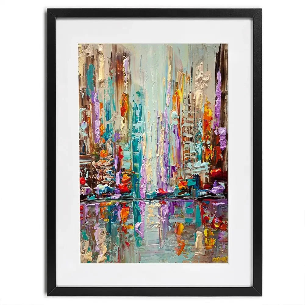City Carnival Framed Art Print City Carnival Framed Art Print wall art product Osnat Tzadok