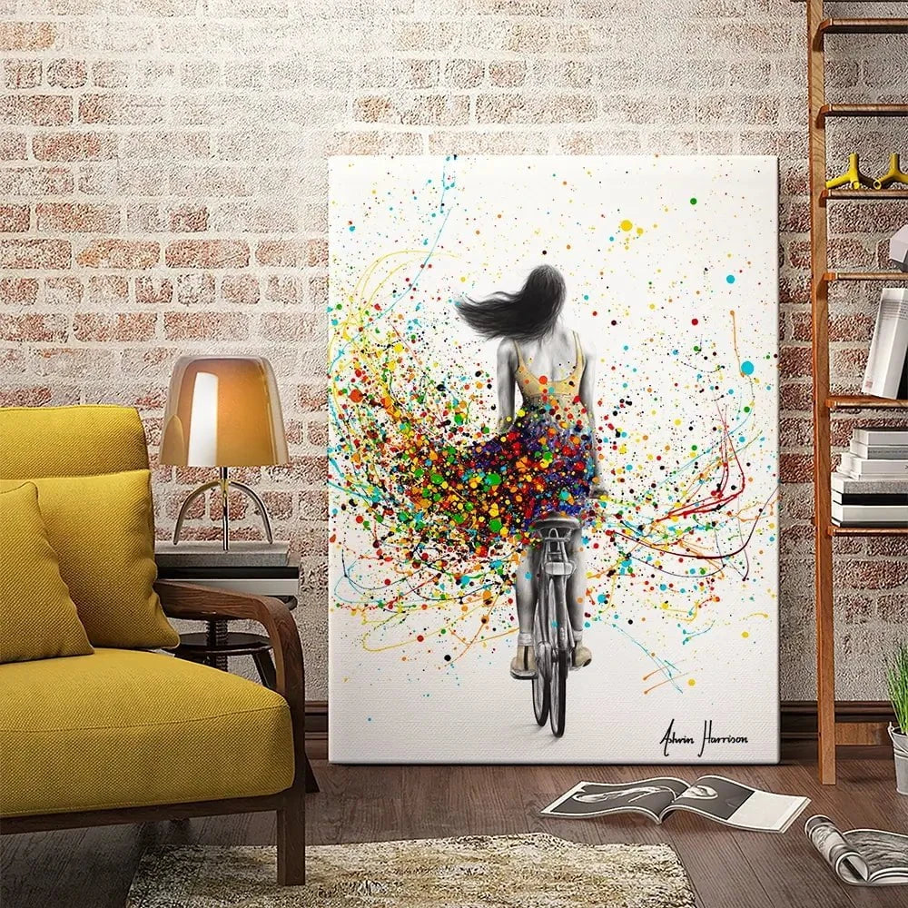 City Cycle Canvas Print City Cycle Canvas Print wall art product Ashvin Harrison