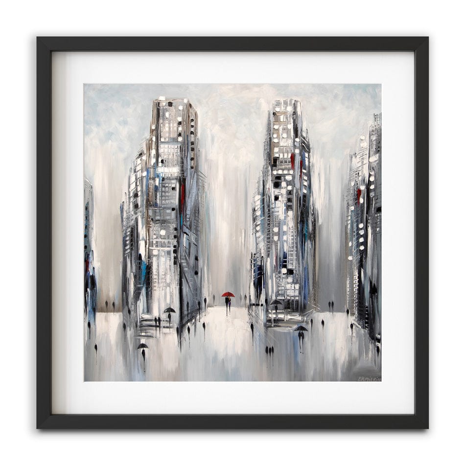 City Framed Art Print wall art product Ekaterina Ermilkina / Independent