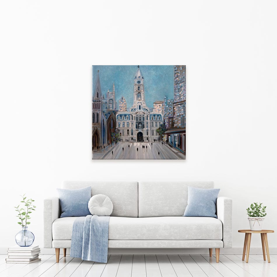 City Hall Philly Canvas Print wall art product Ekaterina Ermilkina / Independent